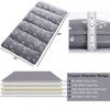 Nasitip Twin Japanese Floor Mattress, Foldable Thick Futon Mattress, Roll Up Tatami Mat, Portable Camping Sleeping Mat, Gray - 4 of 4