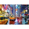 1000 Piece Jigsaw Puzzle, Times Square, NY, New York, New York City Art, USA, yellow cab, Adult Puzzle, Castorland C-103911-2 - 2 of 4