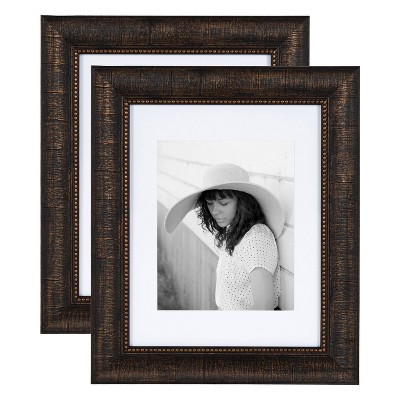 11" x 14" Aldridge Wall Frame Brown - Kate & Laurel All Things Decor