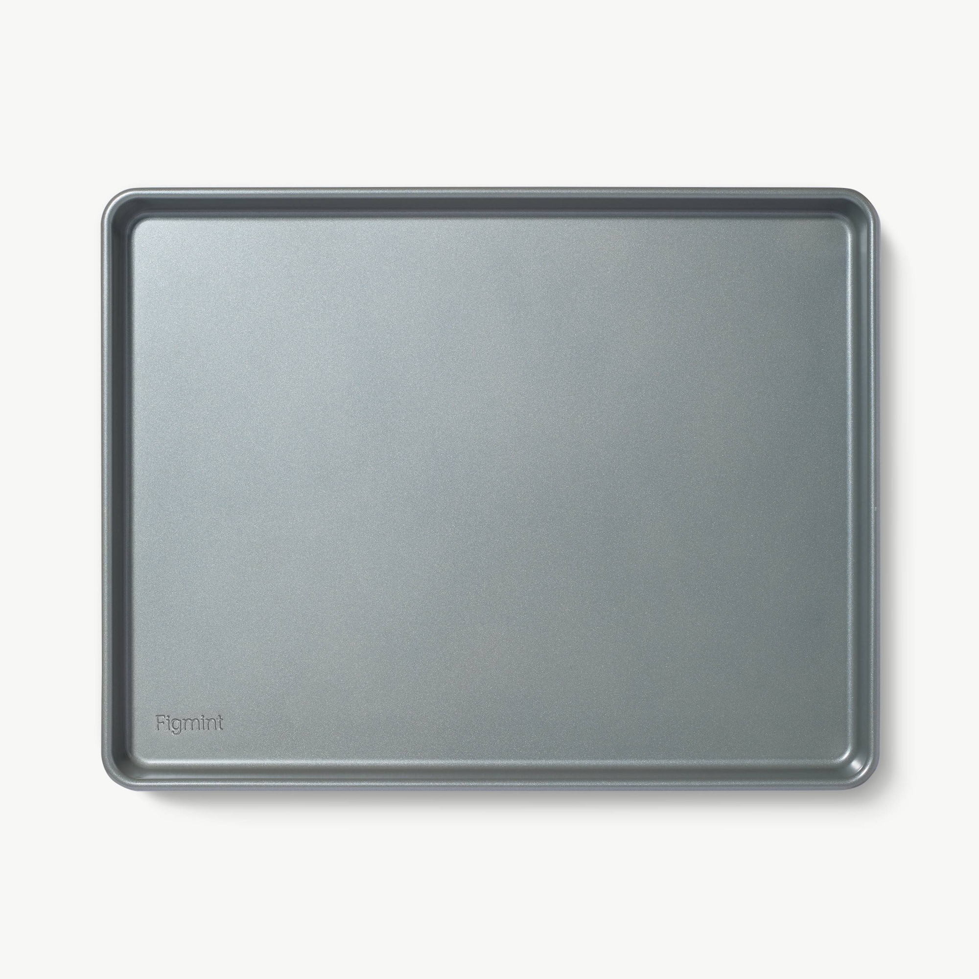 12"x16" Nonstick Aluminized Steel Baking Sheet Gray - Figmint™