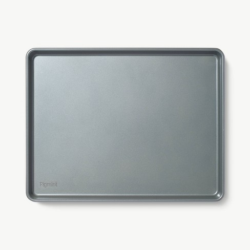 12x16 Nonstick Aluminized Steel Standard Cookie Sheet Gray - Figmint™
