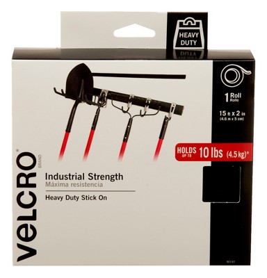 Velcro Brand Hook And Loop Industrial Strength Tape Roll, 15 Feet