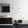 Stupell Industries Bathroom Word Scramble White And Black Design Framed Giclee Art - 2 of 4