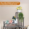 Large Hidden Litter Box Furniture with Storage Shelves, Enclosure Cabinet for Self-Cleaning & Traditional Litter Boxes, Grey - 4 of 4