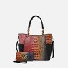 MKF Collection Bonita Crocodile Embossed Tote handbag with Wallet by Mia K - 2 of 4