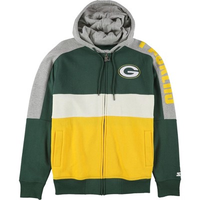 STARTER Mens Green Bay Packers Hoodie Sweatshirt