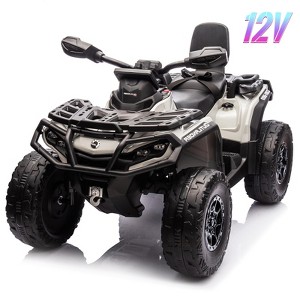 Jojoka 12V Kids Ride-On ATV, 2 Seater Electric Car with Remote Control, 4x200W Motors, Music, Lights, Power Wheels for Kids Ages 2-6 - 1 of 4
