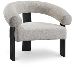 Meridian Furniture,Winston Boucle Fabric Accent Chair - 1 of 4
