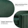 Iapygia Contemporary Tufted Wooden Upholstered Club Chair with Metal Legs for Bedroom and Living Room Club Chair| ART OF LIVING DESIGNS - 3 of 4