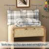 Color Sense 100% Cotton Percale Printed 3-Piece Duvet Cover Set - 3 of 4