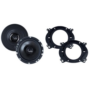 Memphis Audio MS60V - 6.5" Oversized Convertible Set with OEMBKT60 Vehicle Specific 6 1/2"" Speaker Adaptors - 1 of 4