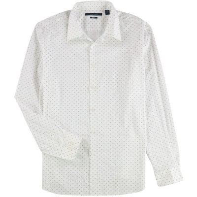 Perry Ellis Mens Mini-Geo Button Up Shirt