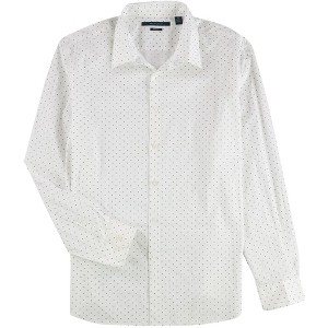 Perry Ellis Mens Mini-Geo Button Up Shirt - 1 of 2