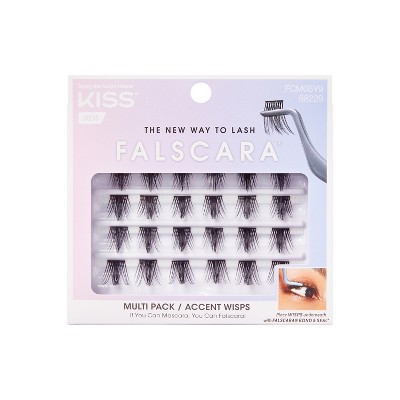 Kiss Products Falscara Multi Wisps False Eyelashes - Pointed - 24ct : Target