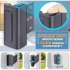 DOMETOUR Door Reinforcement Lock Childproof Latch for Front Door – Kids Safety, High Flip Security for Home, Apartment, Bedroom - 2 of 4