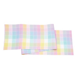 C&F Home Hana Color Block Plaid Runner - 1 of 4