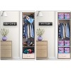MaseiKar 6 Pack Fabric Storage Cubes, 11" Foldable Tie Dye Bins for Cubbies, Toy Box, Closet Organizer, Clothes Storage, Collapsible Cube Baskets - 2 of 4