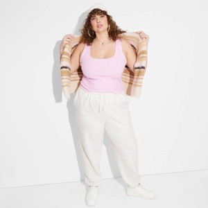 Women's High-Rise Slim Fit Joggers - Wild Fable™ - 1 of 3