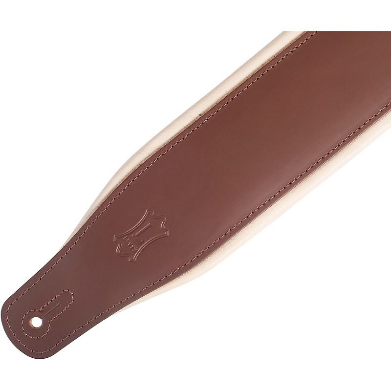 Levy's M26PD 3" Wide Top Grain Leather Guitar Strap, 3 of 4