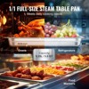 Mojgar Pack Pans, Full Size Anti-Jam Steam Pan, 0.8mm Thick Stainless Steel Restaurant Steam Table Pan - 3 of 4
