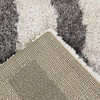 Balta Rugs Leopoldo Striped Medium Plush Shag Area Rug Cream - 3 of 4