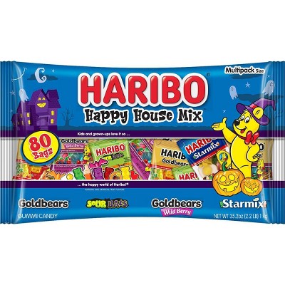 HARIBO Halloween Happy House Chewy Gummy Candy Mix - 35.2oz/80ct