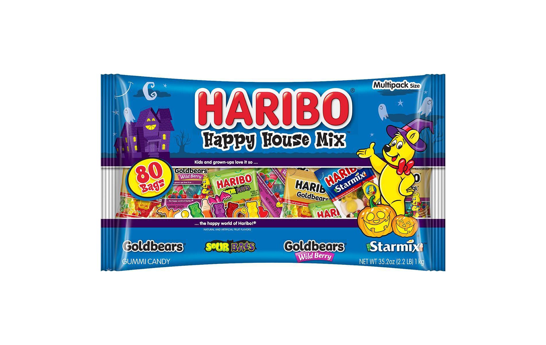 HARIBO Halloween Happy House Chewy Gummy Candy Mix - 35.2oz/80ct