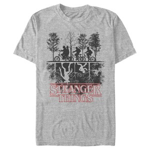 Men's Stranger Things Biking in Upside Down T-Shirt - 1 of 4