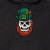 Men's - Instant Message - Leprechaun Skull Graphic Fleece Pullover Hoodie - 2 of 4