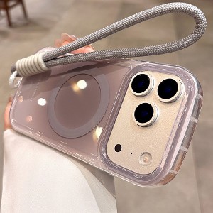 HTUTWOO Gradient Case for iPhone 17 Pro Max with Lanyard, Cute Magnetic Shockproof Phone Protective Cover - 1 of 4