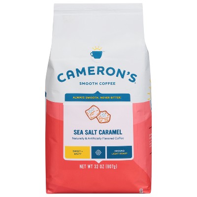 Cameron's Coffee Sea Salt Caramel Light Roast Ground Coffee - 32oz