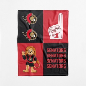 NHL Domino Swaddle Blanket - 1 of 4