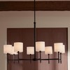 Ali - 8 Light Chandelier In Traditional Style-27 Inches Tall and 38.75 Inches Wide-Black Finish    -Traditional Installa - 4 of 4
