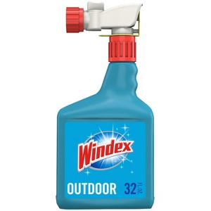 Windex Outdoor Liquid Glass Cleaner Spray - 32 fl oz - 1 of 4