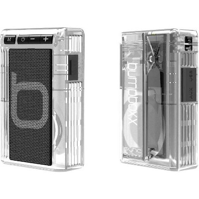 Bumpboxx Retro Pager Beeper | Outdoor Portable Bluetooth Speaker -Clear - Manufacturer Refurbished