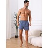 INSPIRE CHIC Men's Comfortable Breathable Cotton Mid-Waisted Striped Boxer Shorts - 4 of 4