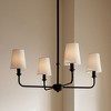 Kichler Lighting Pallas 4 - Light Chandelier in  Black - 4 of 4