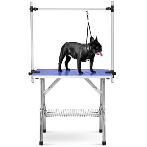 36" Folding Dog Pet Grooming Table Heavy Duty Stainless Steel pet dog Cat Grooming Table - 1 of 4
