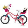 Gymax 14 Inch Kids Bike Children's Bicycle with Training Wheels & Storage Basket & Doll Seat & Handbrakes & Coaster Brake Adjustable Seat - 3 of 4