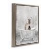 Stupell Industries Baby Zebra Bath Time, 25" x 25" - 3 of 4