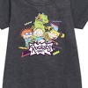 - Rugrats - Retro Rugrats Graphic Short Sleeve Fleece Dress - 2 of 4