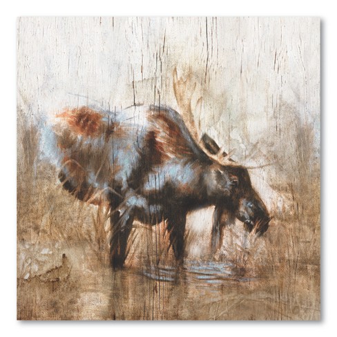 Courtside Market Moose Gallery-Wrapped Canvas - image 1 of 4