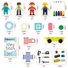 PICASSO-TILES 700 PC Magnetic Tiles & Marble Run Set, Building Blocks, STEM Toys for Kids 3+ - 4 of 4