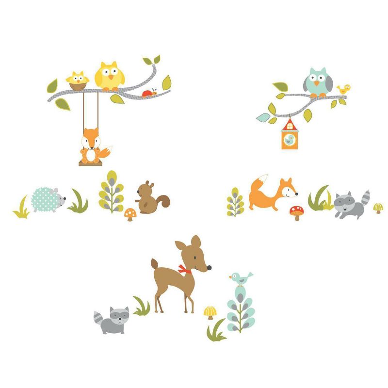 Woodland Fox and Friends Peel Stick Wall Decal - RoomMates, 4 of 8