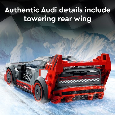 LEGO Speed Champions Audi S1 e-tron Quattro Red and Black Race Car Toy