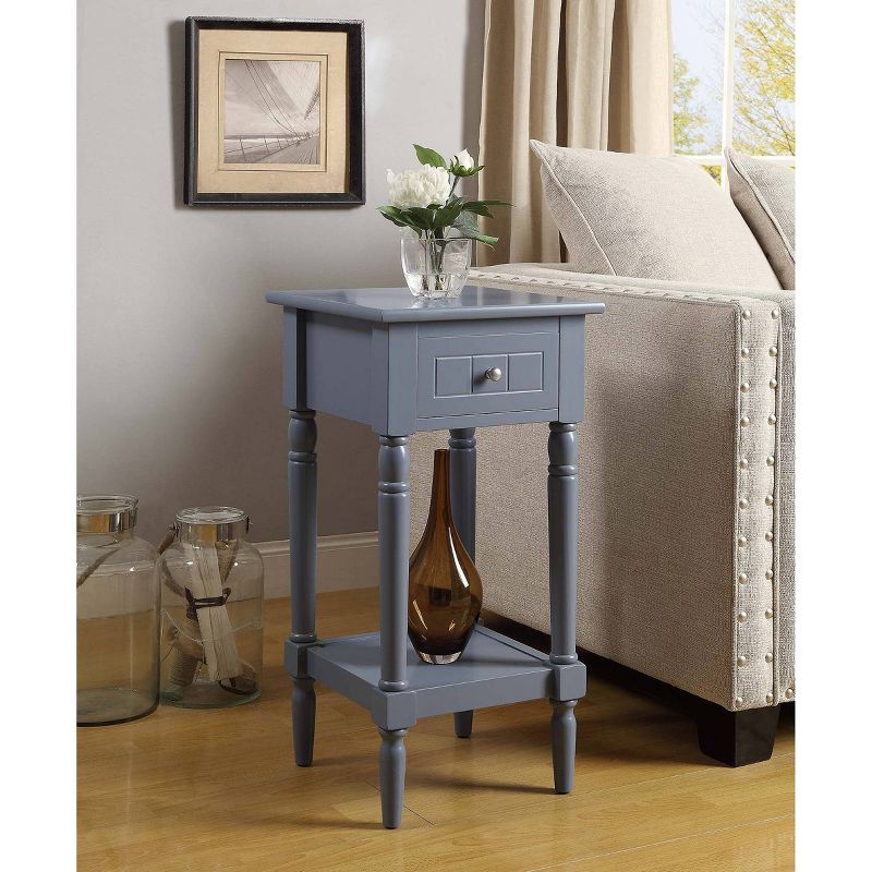 Breighton Home Provencal Countryside Mia Petite Accent Table with Drawer and Shelves, 3 of 6
