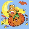 Infant's Care Bears Halloween Tenderheart Cute Pumpkin Bodysuit - 2 of 3