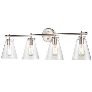 Millennium Lighting Aliza 4 - Light Vanity in  Brushed Nickel - 1 of 4