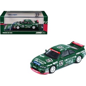 Nissan Skyline GT-R (R33) RHD #32 "Prince Chiba Falken" N1 Super Endurance Series 1/64 Diecast Model Car by Inno Models - 1 of 4
