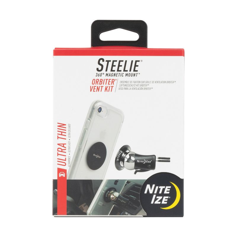 Nite Ize Steelie Orbiter Vent Mount Kit - Magnetic Cell Phone Holder for Car Vent, 1 of 10